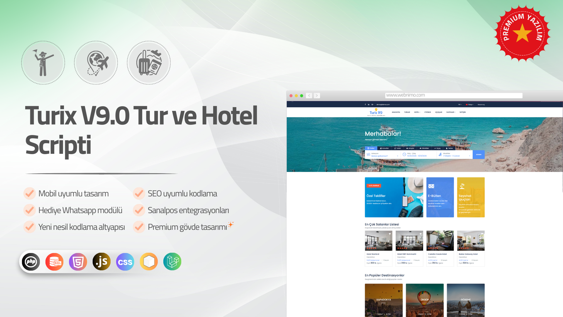 Turix v9.0 Tur ve Hotel Scripti